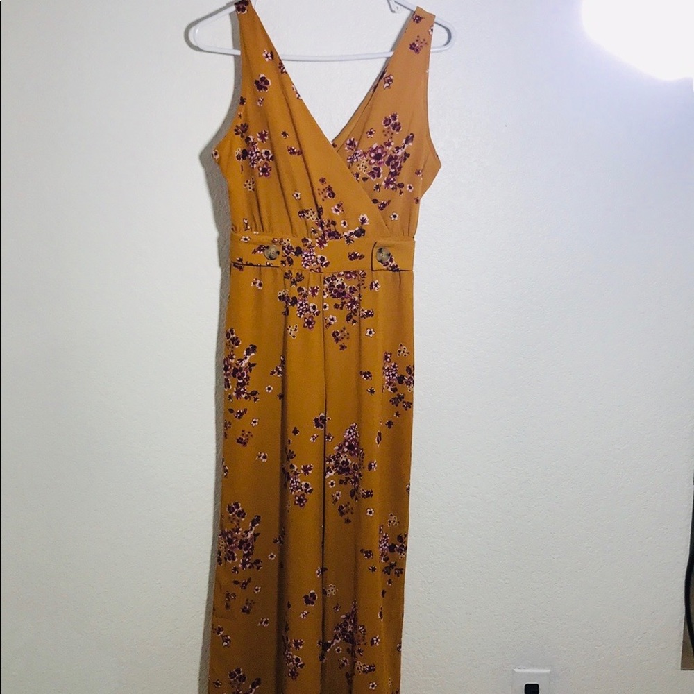 NWT Target Xhileration romper/ jumpsuit w v neck